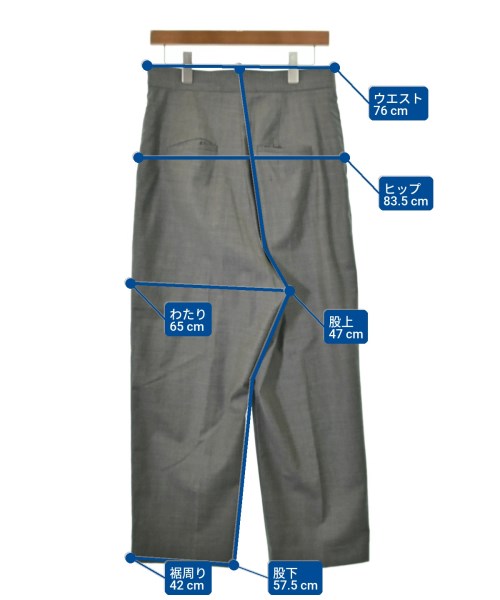 L'Appartement DEUXIEME CLASSE（アパルトモンドゥーズィエムクラス）スラックス グレー サイズ:38(M位) レディース/2200618375042