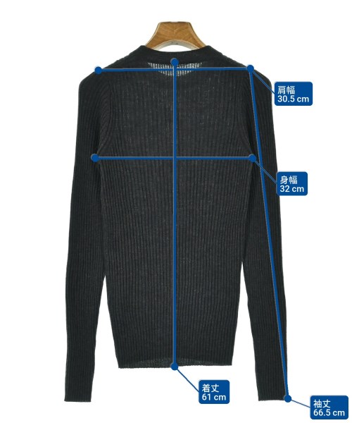 L'Appartement DEUXIEME CLASSE（アパルトモンドゥーズィエムクラス）ニット・セーター グレー サイズ:F レディース/2200673831033