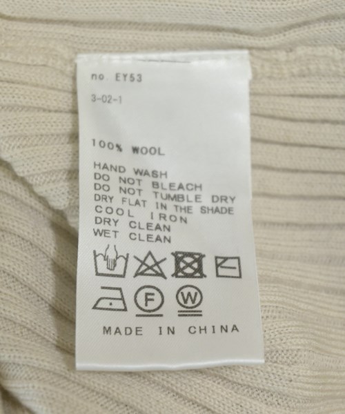 L'Appartement DEUXIEME CLASSE（アパルトモンドゥーズィエムクラス）ニット・セーター ベージュ サイズ:-(XS位) レディース/2200656810055