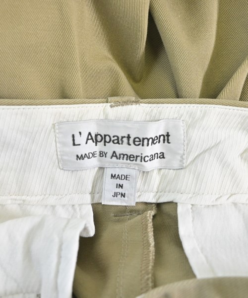 L'Appartement DEUXIEME CLASSE（アパルトモンドゥーズィエムクラス）チノパン ベージュ サイズ:38(M位) レディース/2200656889105