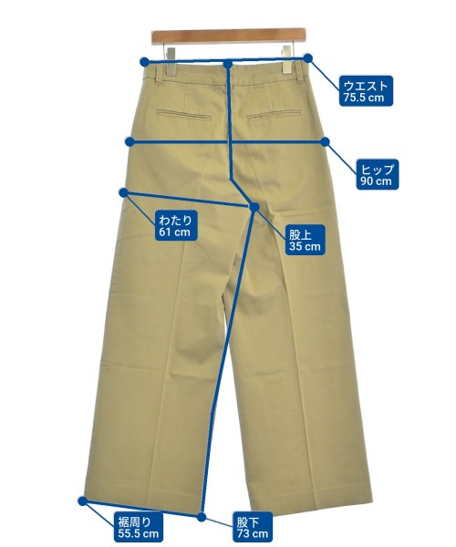 L'Appartement DEUXIEME CLASSE（アパルトモンドゥーズィエムクラス）チノパン ベージュ サイズ:38(M位) レディース/2200656889105