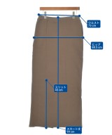 Americana（アメリカーナ）ロング・マキシ丈スカート ベージュ サイズ:36(S位) レディース/2200660301075