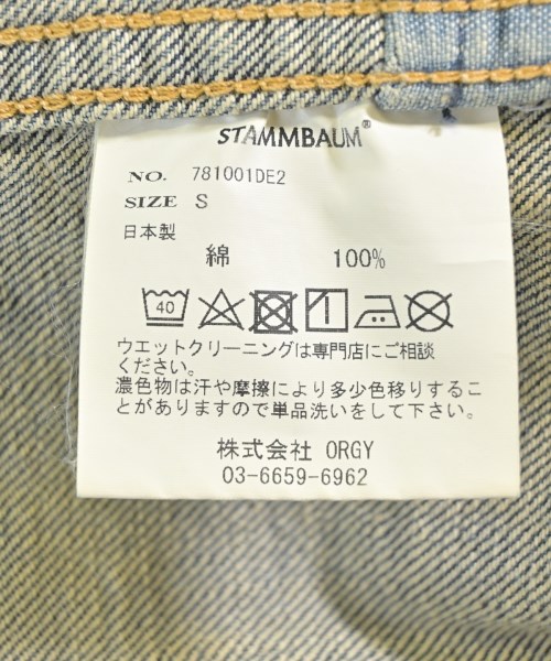 STAMMBAUM（シュタンバウム）デニムジャケット 青 サイズ:S レディース/2200653173368