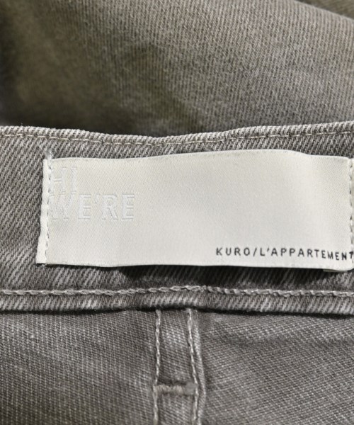 KURO（クロ）デニムパンツ グレー サイズ:29(S位) レディース/2200664916022