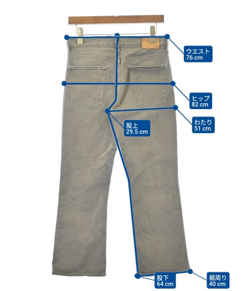 KURO（クロ）デニムパンツ グレー サイズ:29(S位) レディース/2200664916022