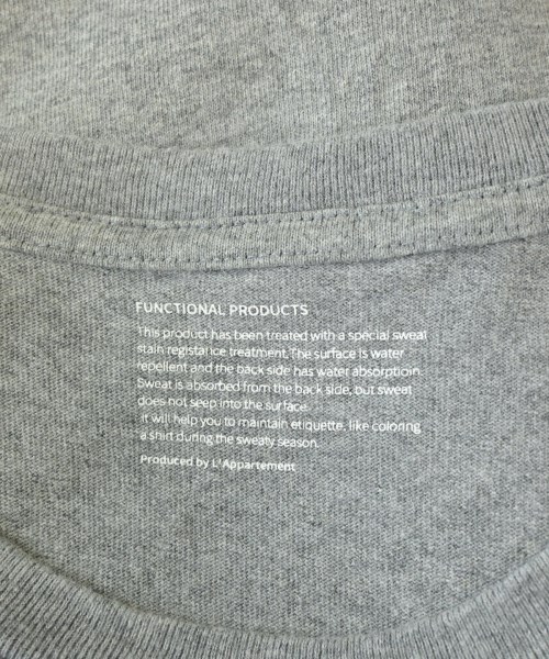 L'Appartement DEUXIEME CLASSE（アパルトモンドゥーズィエムクラス）Tシャツ・カットソー グレー サイズ:-(M位) レディース/2200714121277