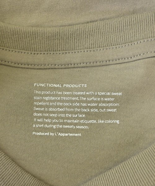 L'Appartement DEUXIEME CLASSE（アパルトモンドゥーズィエムクラス）Tシャツ・カットソー ベージュ サイズ:-(L位) レディース/2200714121284