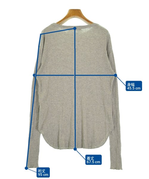 L'Appartement DEUXIEME CLASSE（アパルトモンドゥーズィエムクラス）Tシャツ・カットソー グレー サイズ:F レディース/2200718898182