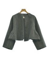 Shinzone（シンゾーン）ノーカラージャケット グレー サイズ:34(XS位) レディース/2200641253010