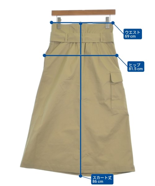 RITA JEANS TOKYO（リタジーンズトーキョー）ロング・マキシ丈スカート ベージュ サイズ:-(M位) レディース/2200615972138