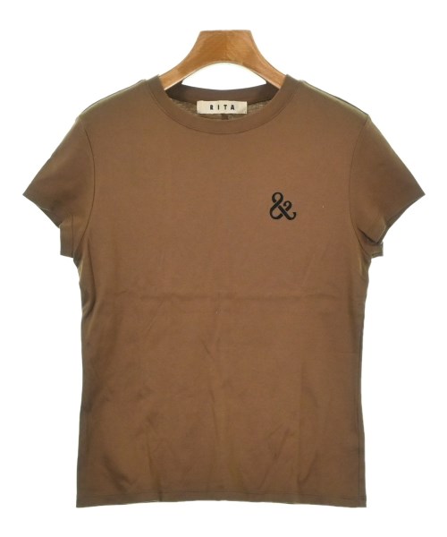 RITA JEANS TOKYO(リタジーンズトーキョー)Tシャツ・カットソー 茶 サイズ:-(S位)/2200696577093