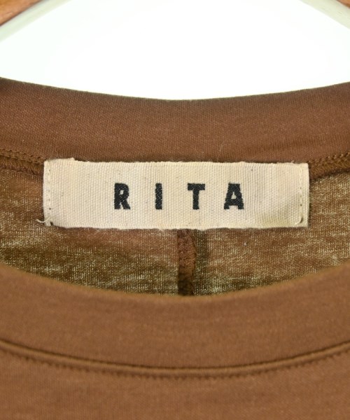 RITA JEANS TOKYO（リタジーンズトーキョー）Tシャツ・カットソー 茶 サイズ:-(S位) レディース/2200696577093