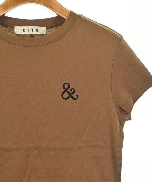 RITA JEANS TOKYO（リタジーンズトーキョー）Tシャツ・カットソー 茶 サイズ:-(S位) レディース/2200696577093