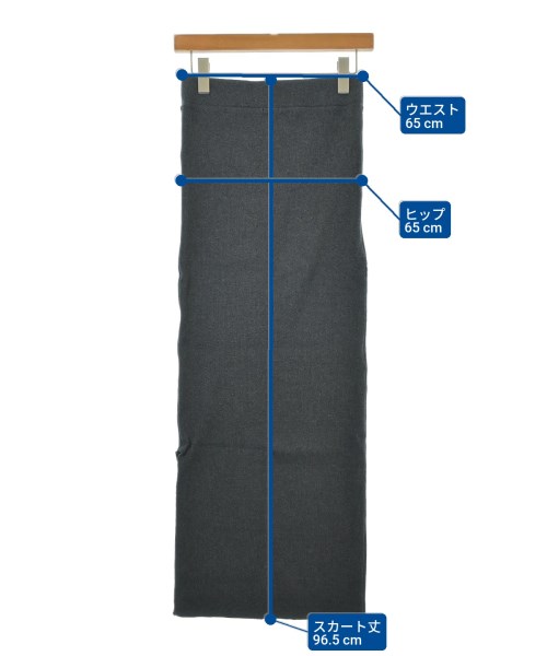 RITA JEANS TOKYO（リタジーンズトーキョー）ロング・マキシ丈スカート グレー サイズ:-(M位) レディース/2200640620257