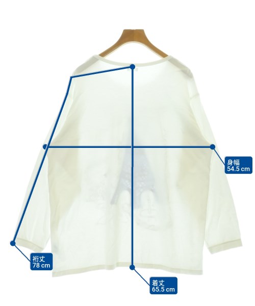 tsumori chisato SLEEP（ツモリチサトスリープ）Tシャツ・カットソー 白 サイズ:LL(XL位) レディース/2200696690822