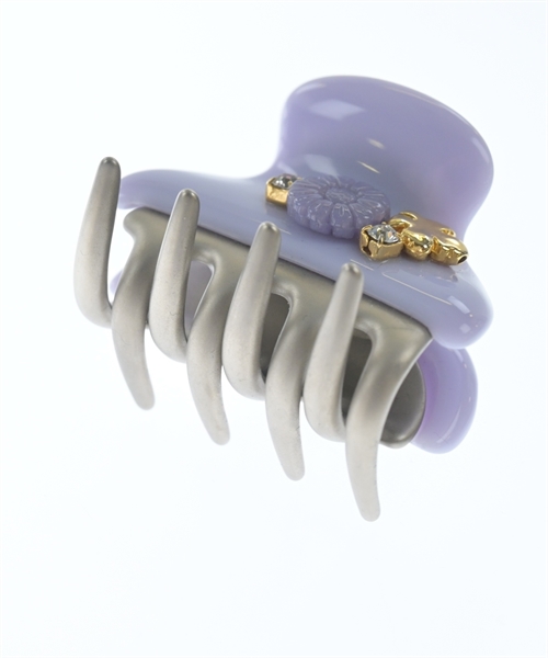 送料無料 アッカ acca ヘアゴム 紫 パープル  お花 ほぼ未使用 送料無料 アッカ acca ヘアゴム 紫 パープル お花 ほぼ未使用 公式