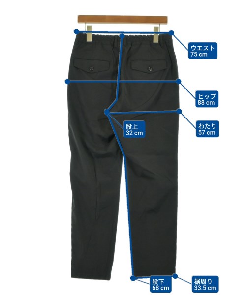 martinique（マルティニーク）スラックス 黒 サイズ:3(L位) メンズ/2200557687053