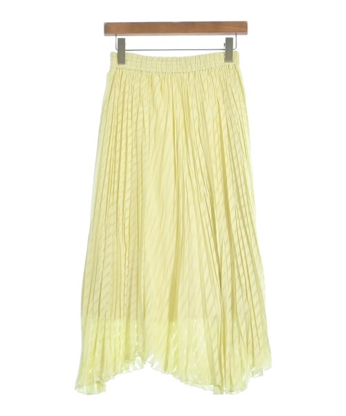 martinique（マルティニーク）ロング・マキシ丈スカート 黄 サイズ:F レディース/2200621022179