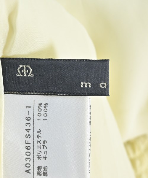 martinique（マルティニーク）ロング・マキシ丈スカート 黄 サイズ:F レディース/2200621022179