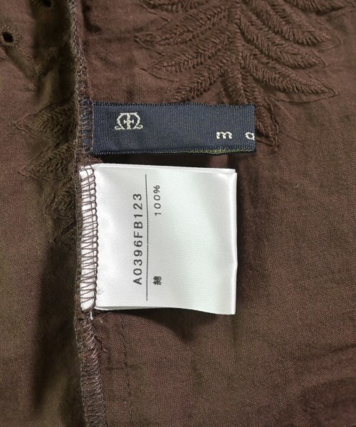 martinique（マルティニーク）ブラウス 茶 サイズ:F レディース/2200622338019