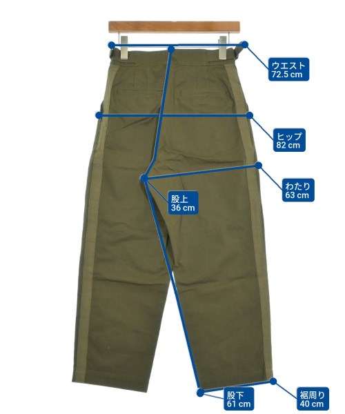 martinique（マルティニーク）カーゴパンツ カーキ サイズ:1(S位) レディース/2200636235144