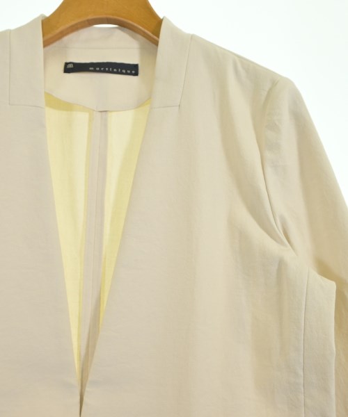 martinique（マルティニーク）ノーカラージャケット ベージュ サイズ:2(M位) レディース/2200630087077