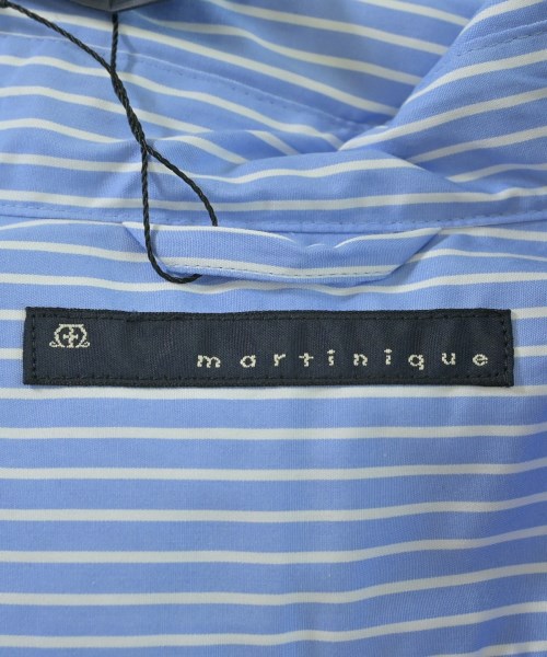 martinique（マルティニーク）カジュアルシャツ 青 サイズ:1(S位) レディース/2200636904156