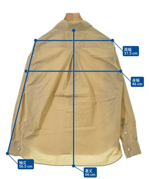 martinique（マルティニーク）カジュアルシャツ ベージュ サイズ:2(M位) レディース/2200620271158