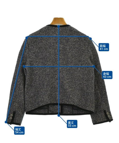 martinique（マルティニーク）ノーカラージャケット 紺 サイズ:F レディース/2200644273015