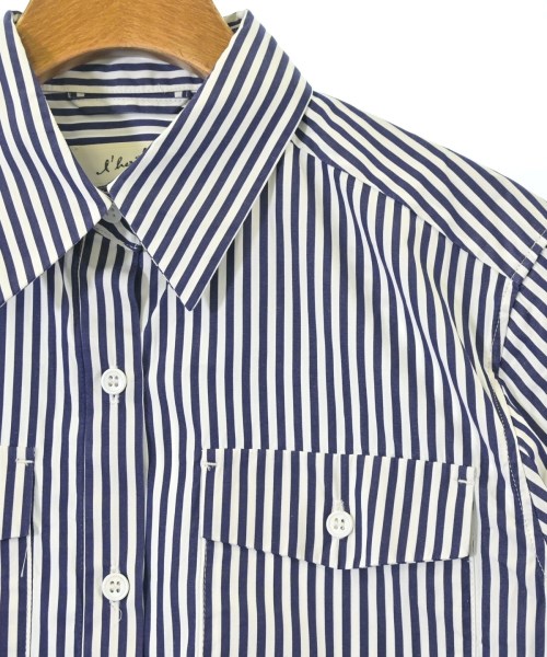 l'heritage martinique（レリタージュマルティニーク）カジュアルシャツ 紺 サイズ:-(L位) レディース/2200632145010