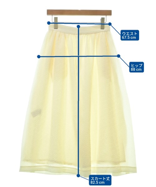 martinique（マルティニーク）ロング・マキシ丈スカート 白 サイズ:2(M位) レディース/2200610096075