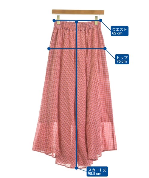 martinique（マルティニーク）ロング・マキシ丈スカート ピンク サイズ:-(S位) レディース/2200611868053