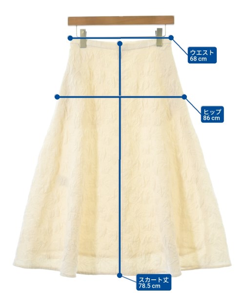 martinique（マルティニーク）ロング・マキシ丈スカート 白 サイズ:1(S位) レディース/2200618753031