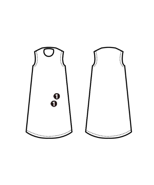 martinique（マルティニーク）ワンピース 黒 サイズ:1(S位) レディース/2200619292041