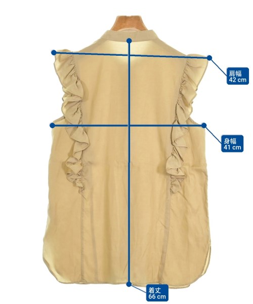 martinique（マルティニーク）ブラウス ベージュ サイズ:-(M位) レディース/2200620936088