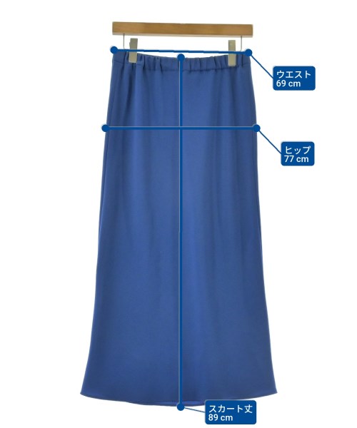 martinique（マルティニーク）ロング・マキシ丈スカート 青 サイズ:-(M位) レディース/2200617321019