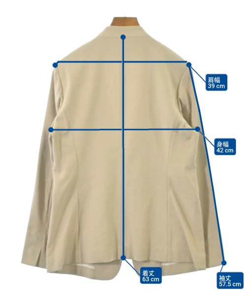 martinique（マルティニーク）ノーカラージャケット ベージュ サイズ:-(L位) レディース/2200670864041