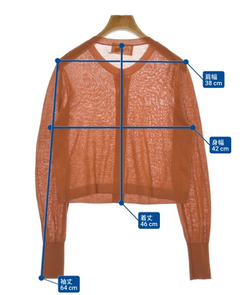 martinique（マルティニーク）カーディガン オレンジ サイズ:-(M位) レディース/2200676378160