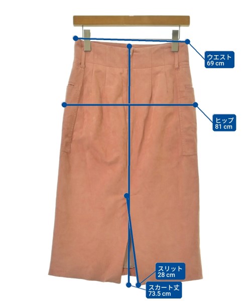 martinique（マルティニーク）ロング・マキシ丈スカート オレンジ サイズ:1(S位) レディース/2200675677066