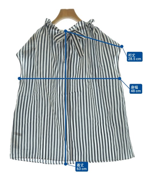 martinique（マルティニーク）ブラウス 紺 サイズ:F レディース/2200648131021