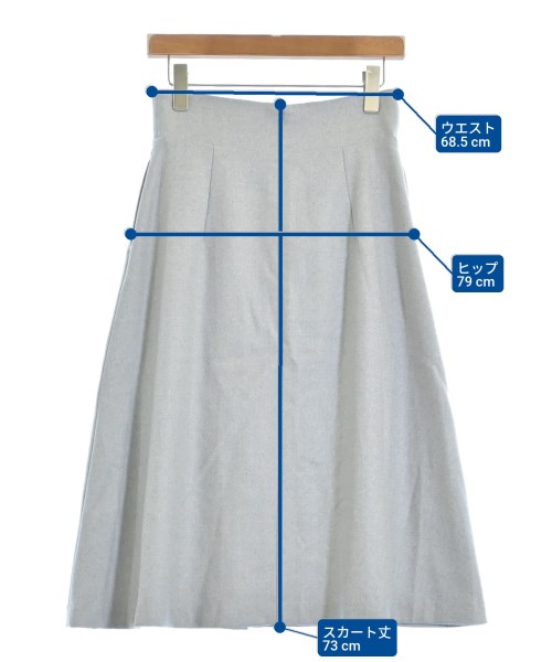 martinique（マルティニーク）ロング・マキシ丈スカート グレー サイズ:2(M位) レディース/2200657534028