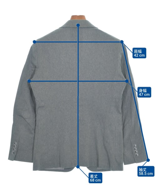 martinique（マルティニーク）ジャケット グレー サイズ:44(S位) メンズ/2200647260043