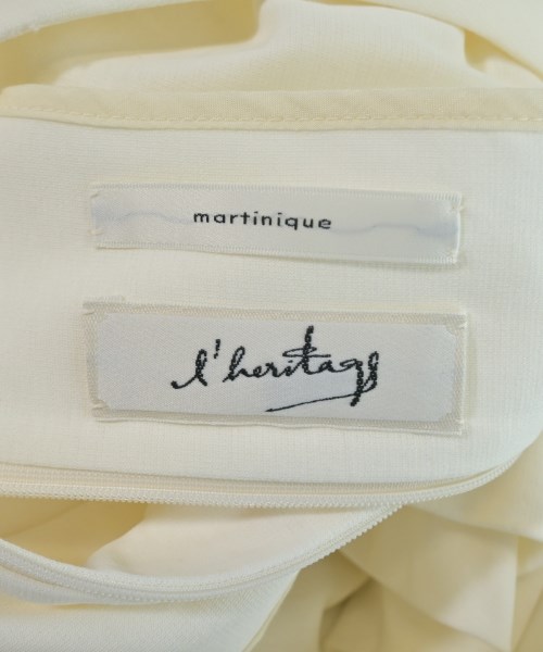 l'heritage martinique（レリタージュマルティニーク）Tシャツ・カットソー 白 サイズ:-(M位) レディース/2200649179039