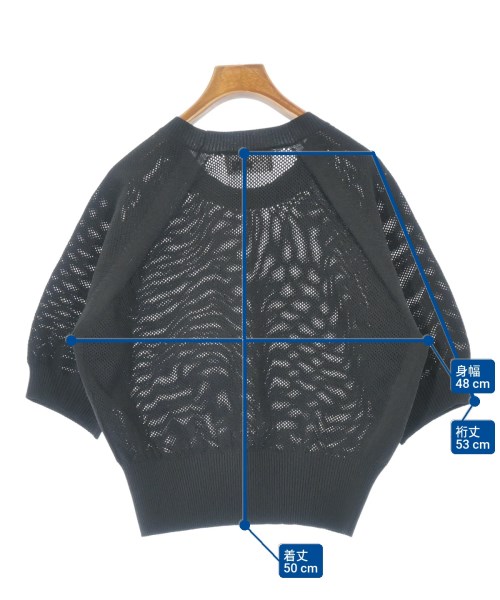 l'heritage martinique（レリタージュマルティニーク）ニット・セーター 黒 サイズ:F レディース/2200653424026