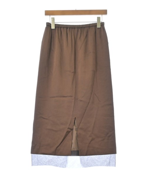 martinique（マルティニーク）ひざ丈スカート 茶 サイズ:2(M位) レディース/2200653424040