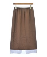martinique（マルティニーク）ひざ丈スカート 茶 サイズ:2(M位) レディース/2200653424040