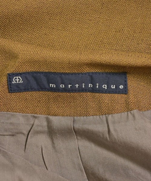 martinique（マルティニーク）ノーカラージャケット 茶 サイズ:F レディース/2200702468056