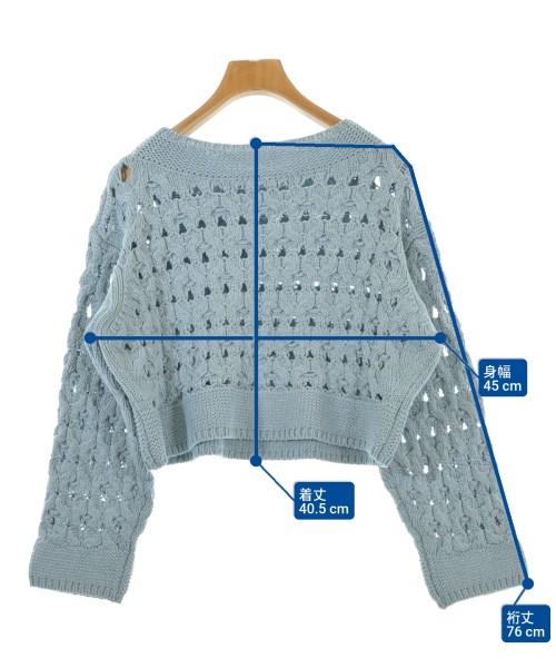 martinique（マルティニーク）ニット・セーター 青 サイズ:F レディース/2200662553069