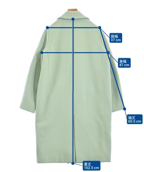 martinique（マルティニーク）チェスターコート 緑 サイズ:F レディース/2200665034015