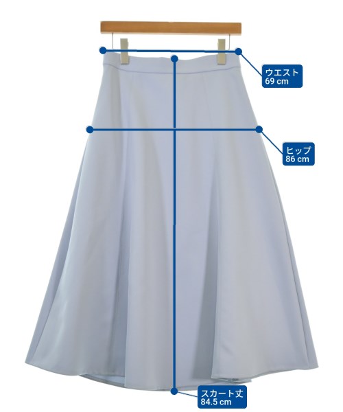 martinique（マルティニーク）ロング・マキシ丈スカート 青 サイズ:2(M位) レディース/2200662576075